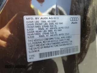 2013 Audi Q7 Premium Plus z VIN WA1LMAFEXDD013454, wystawiony jako Copart lot #61306685 z przebiegiem 171 387 mil mil oraz Czysty tytuł • Clean title. Historia ofert i sprzedaży dostępna na DreamBid. Obrazek 13.