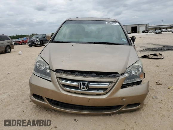2007 Honda Odyssey EX-L with VIN 5FNRL38617B439728, listed as a Copart auction lot 53619595 with 116,735 mi miles and Salvage Title. Bid and sale history available at carsss.com. Image 5.