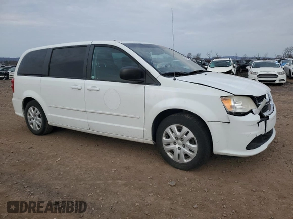 2014 Dodge Grand Caravan SE 30th Anniversary with VIN 2C4RDGBG8ER180968, listed as a Copart auction lot 49465325 with 104,430 mi miles and Salvage Title. Bid and sale history available at DreamBid. Image 4.