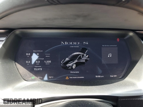 2019 Tesla Model S 75D z VIN 5YJSA1E29KF348065, wystawiony jako Copart lot #60290925 z przebiegiem 73 573 mil mil oraz Szkoda całkowita • Salvage title. Historia ofert i sprzedaży dostępna na DreamBid. Obrazek 9.
