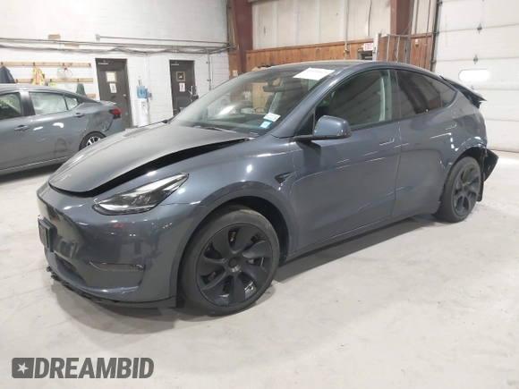 2023 Tesla Model Y Long Range with VIN 7SAYGAEE2PF755674, listed as a IAAI auction lot 41890025 with 24,783 mi miles and . Bid and sale history available at DreamBid. Image 17.