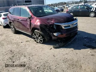 2022 Honda Pilot Touring 7-Passenger with VIN 5FNYF6H67NB010708, listed as a Copart auction lot 45143385 with 117,756 mi miles and Salvage Title. Bid and sale history available at carsss.com. Image 12.