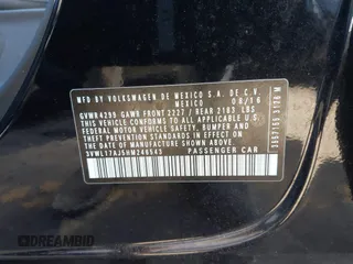 2017 Volkswagen Jetta SEL z VIN 3VWL17AJ5HM246543, wystawiony jako IAAI lot #41650614 z przebiegiem 112 168 mil mil oraz . Historia ofert i sprzedaży dostępna na DreamBid. Obrazek 9.