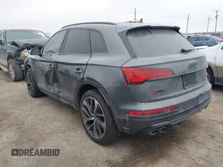 2022 Audi SQ5 Premium Plus with VIN WA1B4AFY0N2087517, listed as a IAAI auction lot 41193190 with 35,400 mi miles. Bid and sale history available at carsss.com. Image 3.