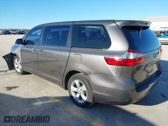 2016 Toyota Sienna L with VIN 5TDZK3DC4GS726572, listed as a IAAI auction lot 41486036 with 138,162 mi miles and . Bid and sale history available at DreamBid. Image 3.