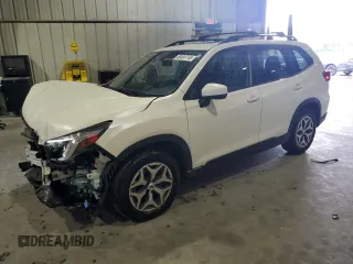 2023 Subaru Forester Premium with VIN JF2SKADCXPH519342, listed as a Copart auction lot 59491745 with 25,581 mi miles and Salvage title. Bid and sale history available at DreamBid. Image 1.