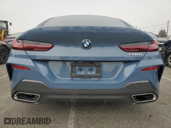 2022 BMW 8 Series 840i with VIN WBAGV2C09NCH74342, listed as a Copart auction lot 55162895 with 12,745 mi miles and Salvage Title. Bid and sale history available at DreamBid. Image 6.