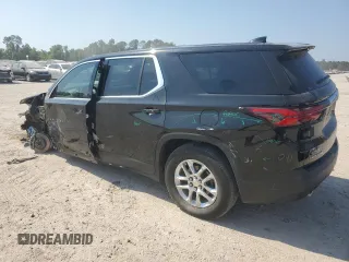 2022 Chevrolet Traverse LS with VIN 1GNERFKW1NJ101766, listed as a Copart auction lot 68106834 with 15,594 mi miles and Salvage Title. Bid and sale history available at carsss.com. Image 2.