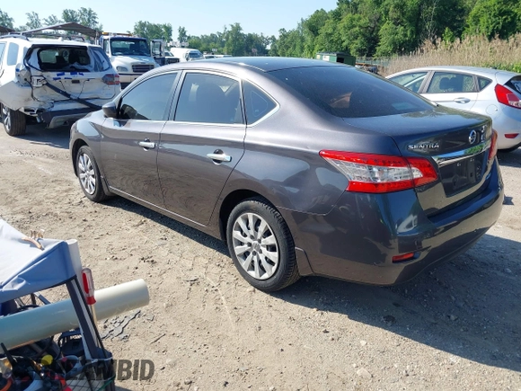 2013 Nissan Sentra FE+ S with VIN 3N1AB7AP1DL742969, listed as a IAAI auction lot 42249953 with 122,512 mi miles and . Bid and sale history available at DreamBid. Image 3.
