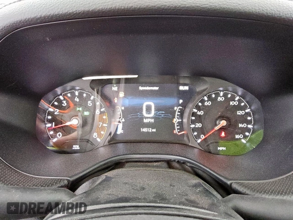 2025 Jeep Compass Trailhawk with VIN 3C4NJDDN0ST536792, listed as a Copart auction lot 61690425 with 14,512 mi miles and Clean title. Bid and sale history available at DreamBid. Image 9.