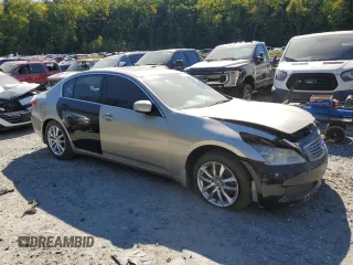 2008 Infiniti G35 x with VIN JNKBV61F58M256508, listed as a Copart auction lot 74454784 with Not Provided miles and Salvage Title. Bid and sale history available at DreamBid. Image 4.
