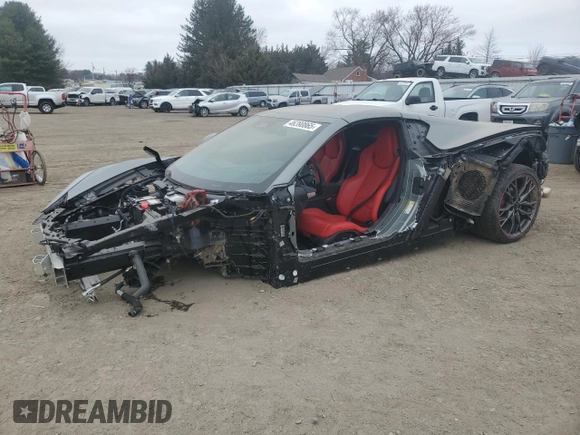 2024 Chevrolet Corvette 1LT with VIN 1G1YA2D44R5103357, listed as a Copart auction lot 46390865 with 15,960 mi miles and Salvage title. Bid and sale history available at DreamBid. Image 1.