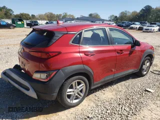 2022 Hyundai Kona Preferred with VIN KM8K22AB1NU766989, listed as a Copart auction lot 50651255 with 77,538 mi miles and Salvage Title. Bid and sale history available at carsss.com. Image 3.