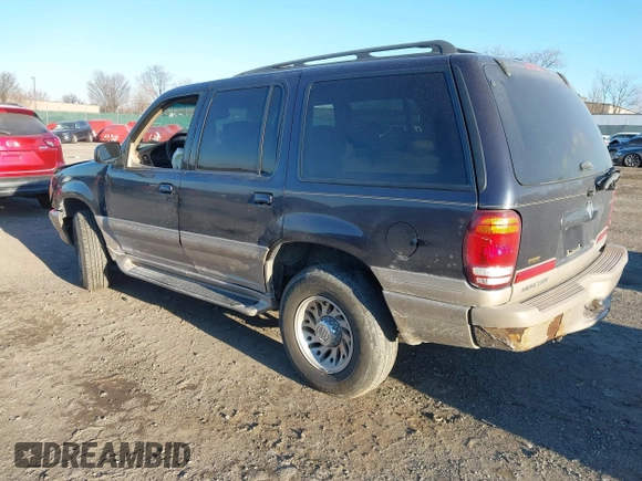 2000 Mercury Mountaineer with VIN 4M2ZU86P9YUJ20084, listed as a IAAI auction lot 41327042 with 182,253 mi miles and . Bid and sale history available at DreamBid. Image 3.