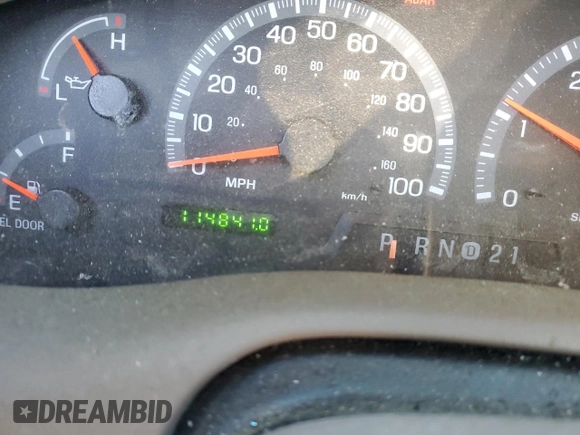 2002 Ford F-150 XL with VIN 1FTRX17L52NA26169, listed as a Copart auction lot 88756715 with 114,841 mi miles and Salvage title. Bid and sale history available at DreamBid. Image 9.