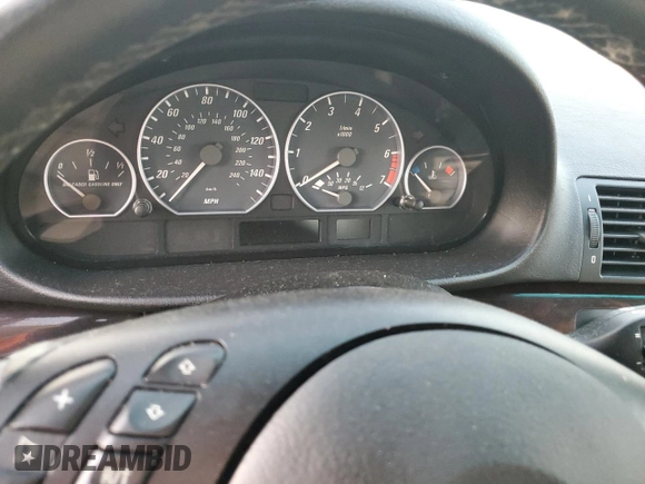 2003 BMW 3 Series 330Ci with VIN WBABS53413JU98493, listed as a Copart auction lot 74194424 with 0 mi miles and Non Repairable. Bid and sale history available at carsss.com. Image 9.