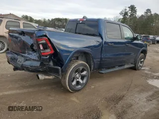 2020 Ram 1500 Big Horn with VIN 1C6SRFFT4LN409233, listed as a Copart auction lot 43318435 with 137,538 mi miles and Salvage Title. Bid and sale history available at carsss.com. Image 3.
