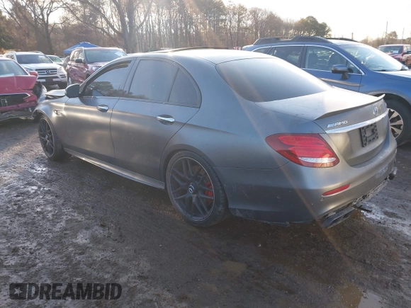 2020 Mercedes-Benz E-Class AMG E 63 S with VIN WDDZF8KB9LA703250, listed as a IAAI auction lot 41471912 with 67,273 mi miles. Bid and sale history available at carsss.com. Image 3.