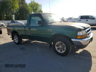 2000 Ford Ranger XL with VIN 1FTYR10V8YTB43444, listed as a Copart auction lot 53509985 with 159,976 mi miles and Clean Title. Bid and sale history available at carsss.com. Image 4.