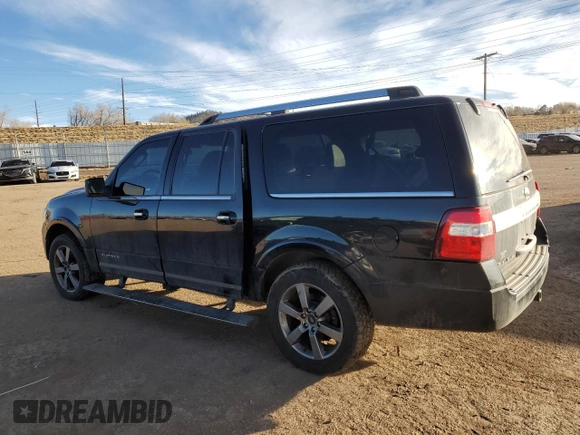 2015 Ford Expedition Max Platinum with VIN 1FMJK1MT5FEF01675, listed as a Copart auction lot 43652355 with 159,697 mi miles and Salvage title. Bid and sale history available at DreamBid. Image 2.