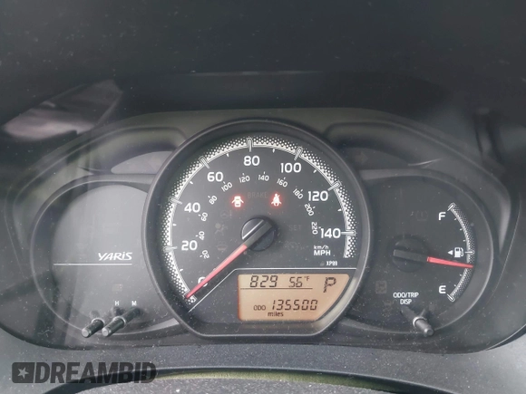 2016 Toyota Yaris L with VIN VNKKTUD39GA062097, listed as a IAAI auction lot 42030121 with 135,500 mi miles. Bid and sale history available at carsss.com. Image 7.