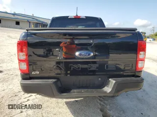 2021 Ford Ranger XL with VIN 1FTER4EHXMLD15412, listed as a Copart auction lot 55741155 with 45,794 mi miles and Salvage title. Bid and sale history available at DreamBid. Image 6.
