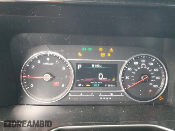 2022 Kia Sorento LX with VIN 5XYRGDLC9NG109610, listed as a Copart auction lot 54885085 with 115,950 mi miles and Clean title. Bid and sale history available at DreamBid. Image 9.