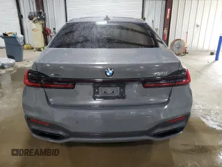 2021 BMW 7 Series 750i xDrive with VIN WBA7U2C0XMCF73616, listed as a Copart auction lot 62939935 with 57,052 mi miles and Salvage title. Bid and sale history available at DreamBid. Image 6.