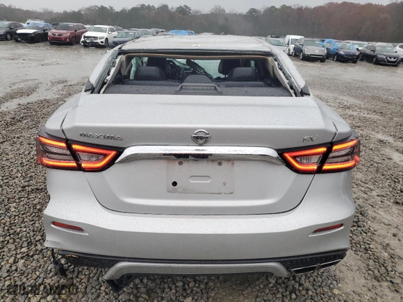 2019 Nissan Maxima SR with VIN 1N4AA6AV1KC360898, listed as a Copart auction lot 84121724 with 86,376 mi miles and Non Repairable. Bid and sale history available at carsss.com. Image 6.