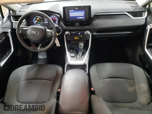 2021 Toyota RAV4 Hybrid LE with VIN 4T3LWRFV0MU034668, listed as a Copart auction lot 48392805 with 40,318 mi miles and Salvage Title. Bid and sale history available at carsss.com. Image 8.