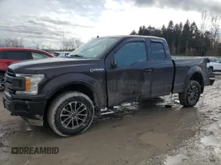 2019 Ford F-150 XL with VIN 1FTFX1E5XKKE55591, listed as a Copart auction lot 47294915 with 96,642 mi miles and Salvage title. Bid and sale history available at DreamBid. Image 1.