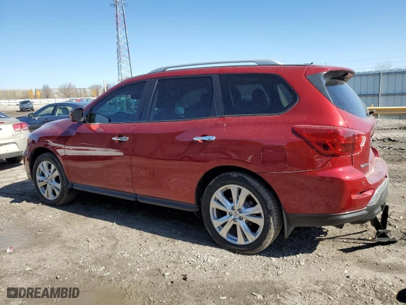 2018 Nissan Pathfinder SL with VIN 5N1DR2MM5JC665004, listed as a Copart auction lot 48558805 with 86,758 mi miles and Salvage Title. Bid and sale history available at carsss.com. Image 2.