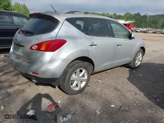 2009 Nissan Murano SL with VIN JN8AZ18W09W121313, listed as a IAAI auction lot 42060585 with 189,754 mi miles. Bid and sale history available at carsss.com. Image 4.