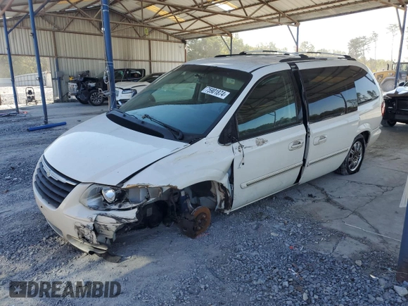 2006 Chrysler Town & Country LWB Touring with VIN 2A8GP54LX6R893748, listed as a Copart auction lot 75901874 with 0 mi miles and Non Repairable. Bid and sale history available at carsss.com. Image 1.