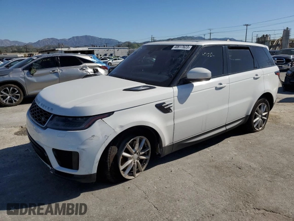 2018 Land Rover Range Rover Sport SE with VIN SALWG2RK7JA407291, listed as a Copart auction lot 40617623 with 47,582 mi miles and . Bid and sale history available at DreamBid. Image 1.