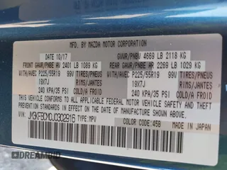 2018 Mazda CX-5 Touring with VIN JM3KFBCM0J0302916, listed as a IAAI auction lot 41837733 with 100,765 mi miles. Bid and sale history available at carsss.com. Image 9.
