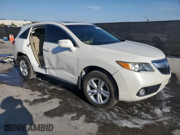 2015 Acura RDX Tech Pkg with VIN 5J8TB3H55FL013635, listed as a Copart auction lot 49058855 with 58,626 mi miles and Salvage Title. Bid and sale history available at carsss.com. Image 4.