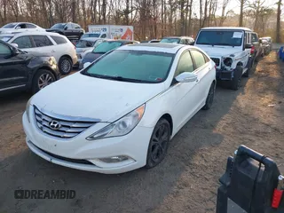 2011 Hyundai Sonata SE with VIN 5NPEC4AC6BH154490, listed as a IAAI auction lot 42012781 with 132,740 mi miles. Bid and sale history available at carsss.com. Image 2.