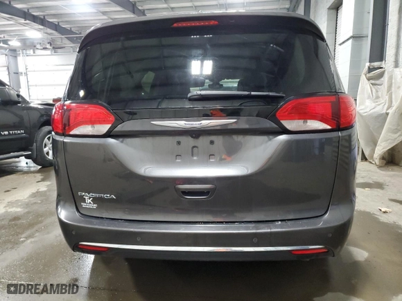 2017 Chrysler Pacifica Touring-L with VIN 2C4RC1BG4HR702676, listed as a Copart auction lot 50571955 with 107,182 mi miles and Salvage Title. Bid and sale history available at carsss.com. Image 6.