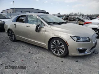 2017 Lincoln MKZ Reserve with VIN 3LN6L5E91HR643308, listed as a Copart auction lot 49628445 with 45,204 mi miles and Salvage title. Bid and sale history available at DreamBid. Image 4.