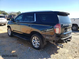 2021 Chevrolet Tahoe Premier with VIN 1GNSKSKD7MR269488, listed as a Copart auction lot 46698135 with 79,909 mi miles and Salvage Title. Bid and sale history available at carsss.com. Image 2.