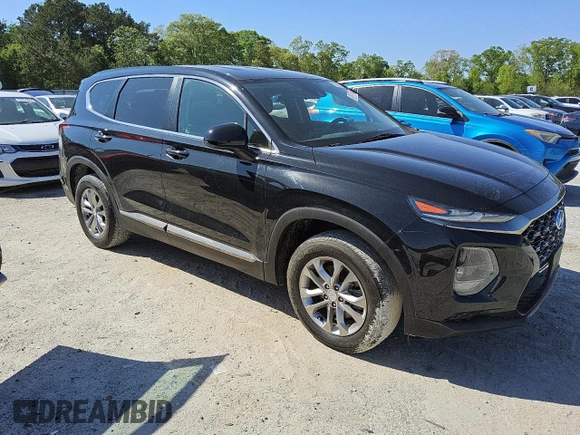 2019 Hyundai Santa Fe SE with VIN 5NMS23AD1KH113593, listed as a Copart auction lot 51838625 with 110,516 mi miles and Clean Title. Bid and sale history available at carsss.com. Image 4.