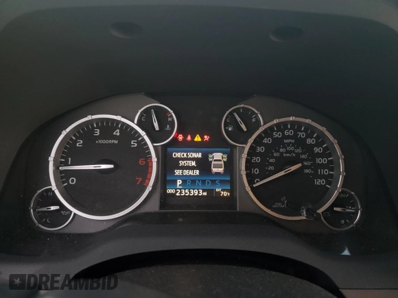 2017 Toyota Tundra 2WD SR5 with VIN 5TFRY5F14HX213047, listed as a Copart auction lot 41896345 with 235,393 mi miles and Salvage Title. Bid and sale history available at carsss.com. Image 9.