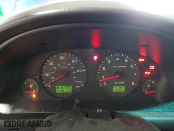 2001 Subaru Forester L with VIN JF1SF63591G766471, listed as a Copart auction lot 54726245 with 198,772 mi miles and Clean Title. Bid and sale history available at carsss.com. Image 9.