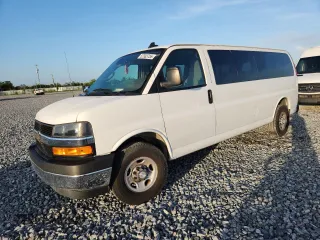 2019 Chevrolet Express Passenger LT with VIN 1GAZGPFG9K1211607, listed as a Copart auction lot 57933755 with 98,793 mi miles and Non repairable. Bid and sale history available at DreamBid. Image 1.