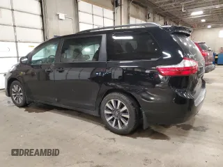 2018 Toyota Sienna LE with VIN 5TDJZ3DC7JS205622, listed as a Copart auction lot 37361044 with 50,162 mi miles and Salvage title. Bid and sale history available at DreamBid. Image 2.
