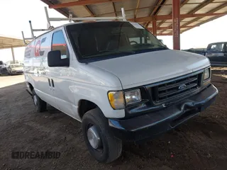 2004 Ford Econoline Cargo with VIN 1FTNE24L84HA30104, listed as a IAAI auction lot 41650541 with 349,119 mi miles and . Bid and sale history available at carsss.com. Image 1.