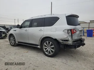 2014 Infiniti QX80 with VIN JN8AZ2NF5E9554886, listed as a Copart auction lot 78691984 with 146,851 mi miles and Salvage Title. Bid and sale history available at carsss.com. Image 2.