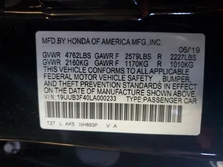 2020 Acura TLX w/Technology Pkg with VIN 19UUB3F40LA000233, listed as a Copart auction lot 87072964 with 81,285 mi miles and Salvage Title. Bid and sale history available at carsss.com. Image 12.