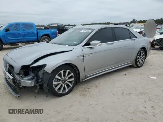 2020 Lincoln Continental Standard with VIN 1LN6L9PK7L5603088, listed as a Copart auction lot 42013595 with 55,373 mi miles and Salvage Title. Bid and sale history available at carsss.com. Image 1.